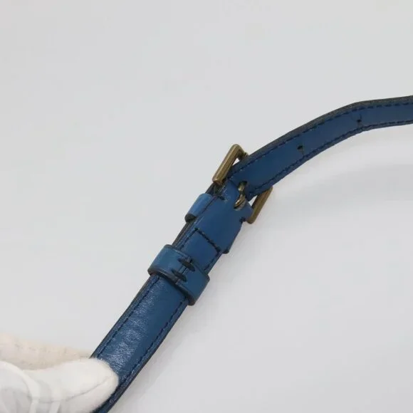 Authentic LOUIS VUITTON Epi Saint Cloud GM Shoulder Bag Toledo Blue M52195 LV - Picture 6 of 16